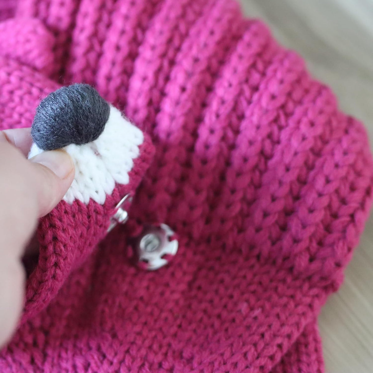 Kids Animal Knit Scarf – Soft Double‑Layer Winter Accessory for Children