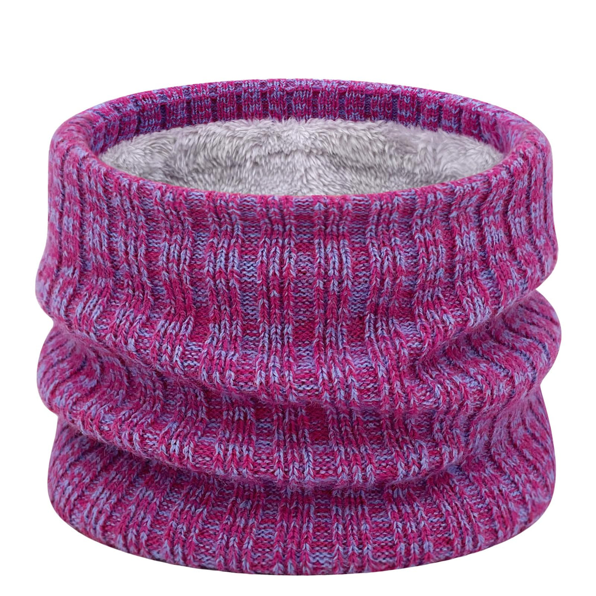 Kids Fleece Neck Warmer Gaiter Winter Scarf for Boys Girls Windproof Soft Thermal Infinity Scarf for Cold Weather