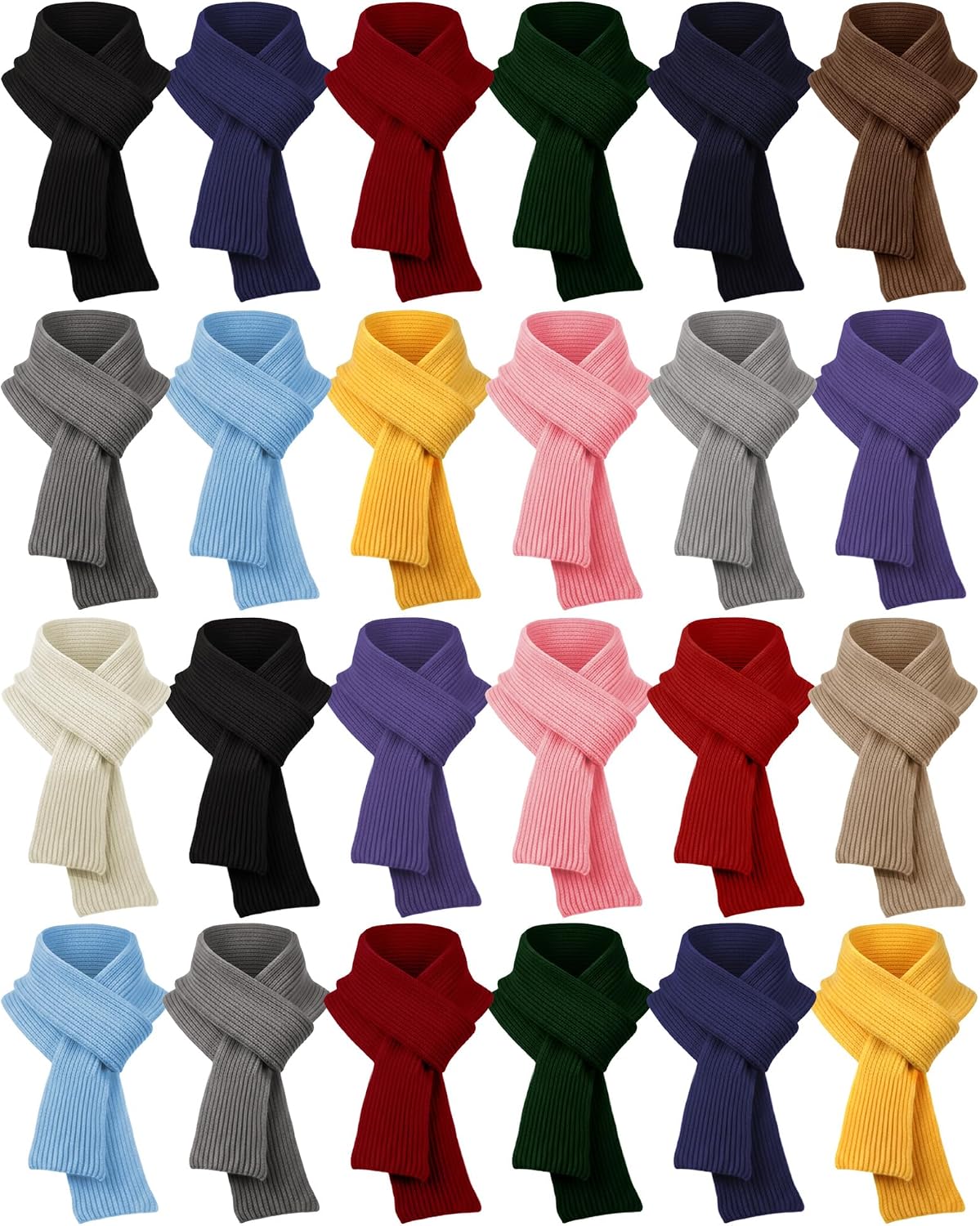 Knit Winter Scarves Boys Girls