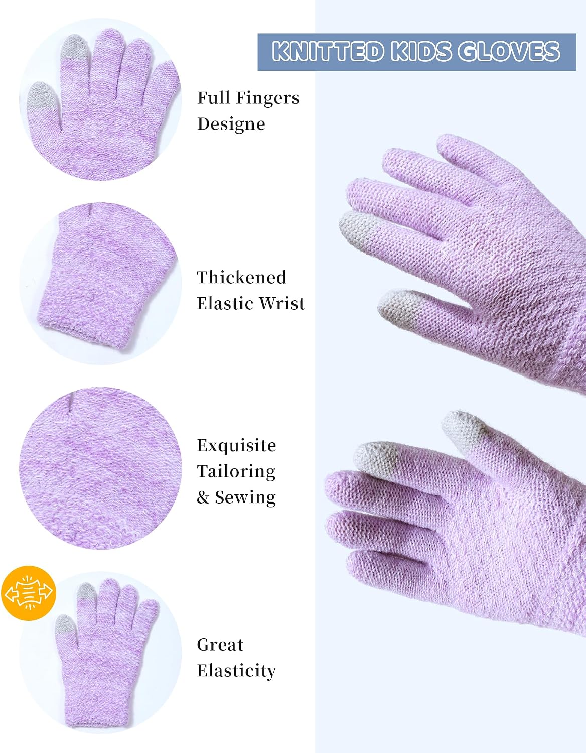 Girls Winter Set,Kids 2-14 Beanie Cap Pom Neck Warmer Gaiter Fleece Lined