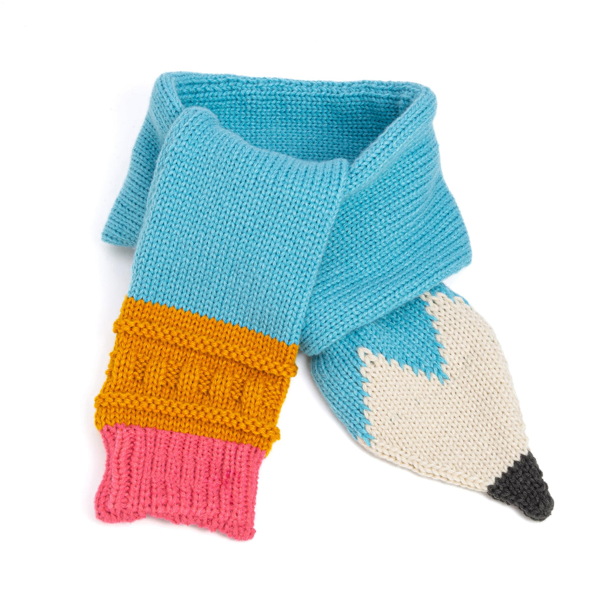 Childrens' Soft Warm Double -Knit Scarf - Pencil- Shaped (Kids Age 3-8 years, Unisex) Premium Quality, Unique Design