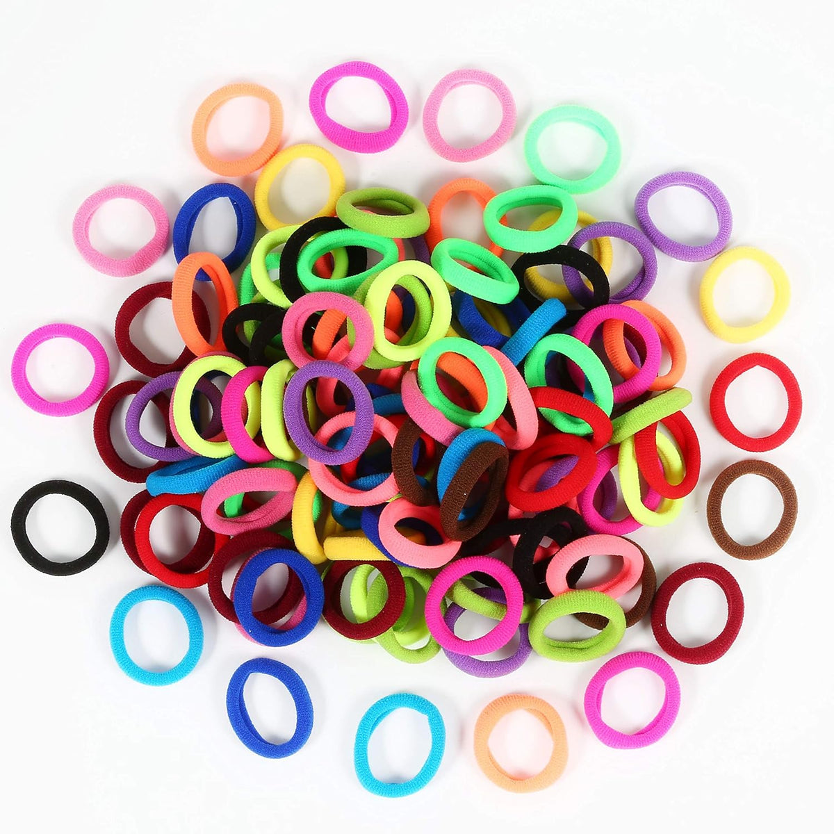Baby Hair Ties, Elastic Hair Bands for Girls Kids, Toddler Ponytail Holders