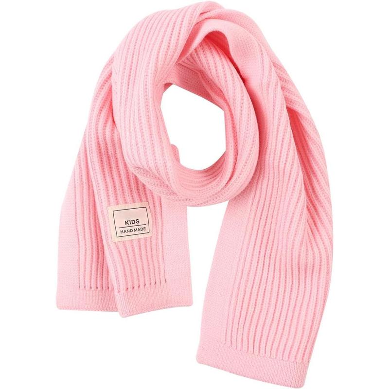 P-HDW05    Kids Scarf Soft Warm Knit Neck Warmer Winter Classic Scarf for Boys Girls
